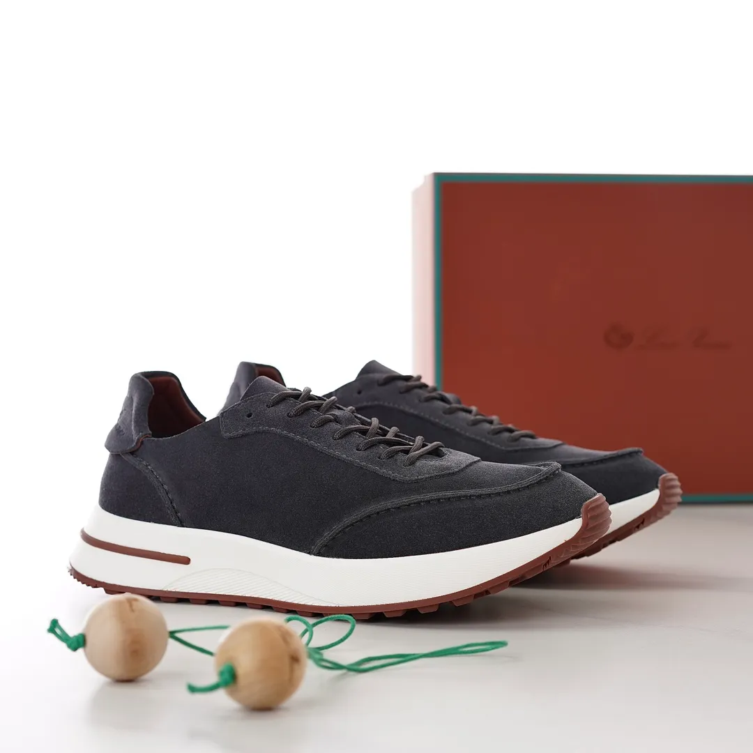 Factory price: 480💰 loro men's shoes💰iana/L men's shoes💰 Size: 38-45, customized 45 non-returnable Materials: The upper is made of elastic cloth for routing. Anti-fleece fabric is wrapped on the front and back to ensure stability. The back is equipped with a cushion to improve wearing comfort. Breathable mesh shoes. Elastic cloth inner𥚃 latex mesh insole. Sole I Men's Shoes💰Foam Combination T Men's Shoes💰U Outsole